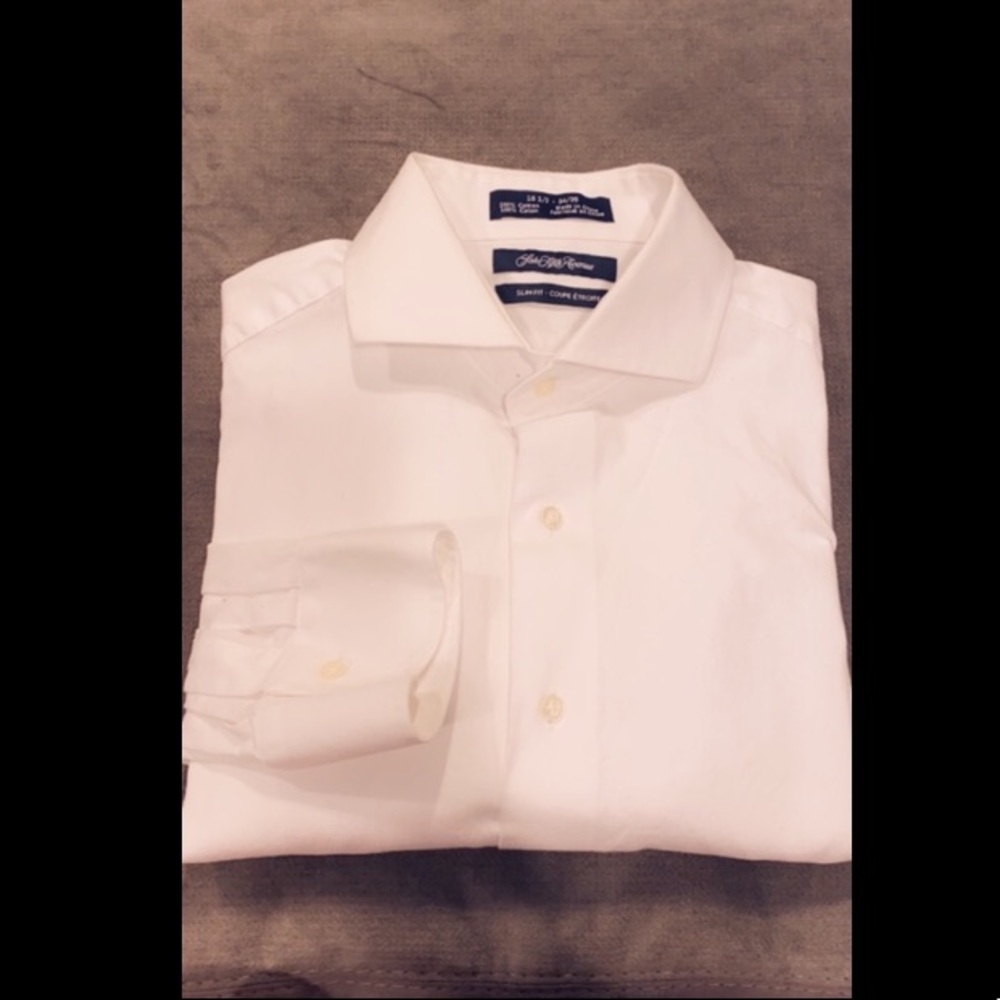 Saks Fifth Avenue men’s dress shirt.